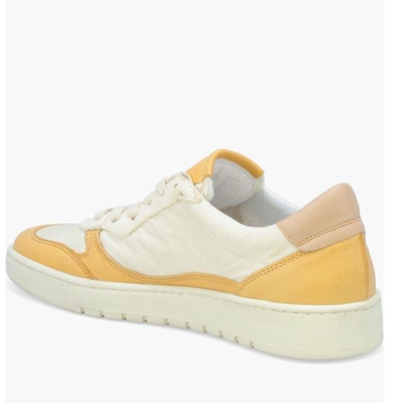 Miz Mooz Veronica Leather Sneaker Lightweight Yellow/White Size 7.5 Euro 38, NWT - Picture 3 of 17